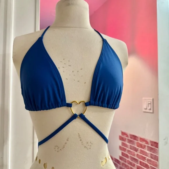 Blue bikini top - Picture 6 of 10